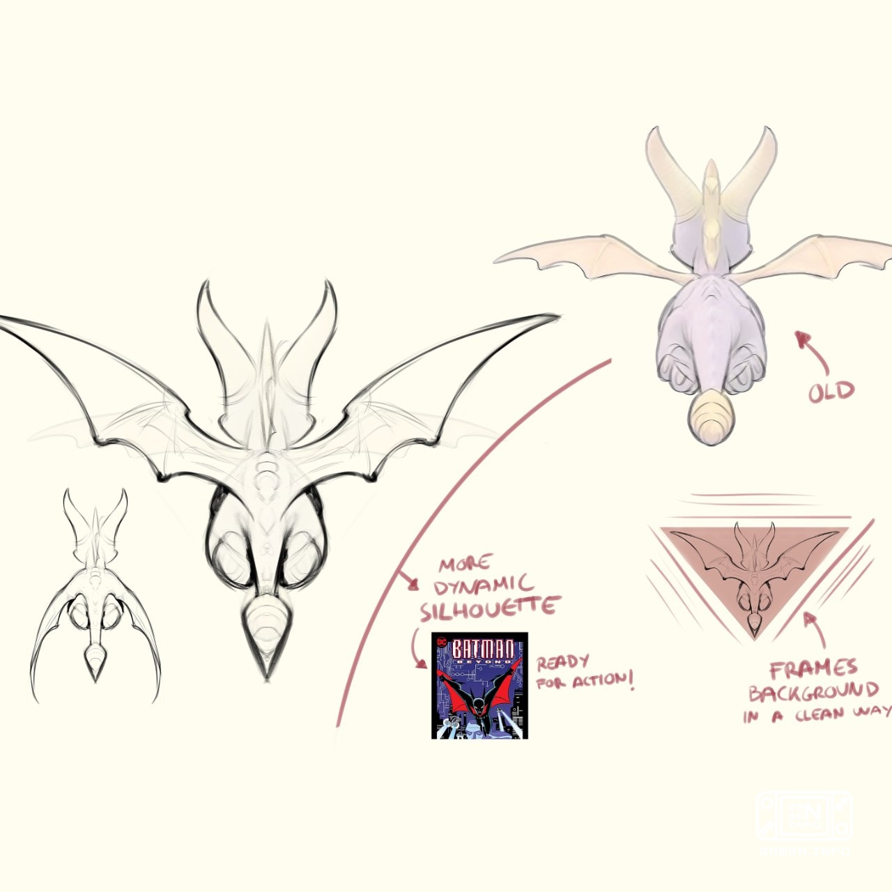 Toys For Bob поделилась новыми эскизами дракончика Spyro Среди референсов даже затесался культовый мультсериал Batman Be...