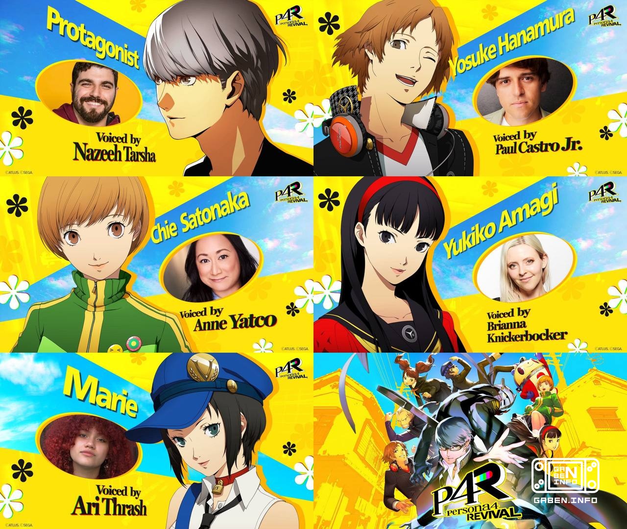 كشف Atlus عن نصف طاقم الممثلين في لعبة Persona 4 Revival • Nazi Tarsha (الهيثم، Genshin Impact) - بطل الرواية • بول كاست...