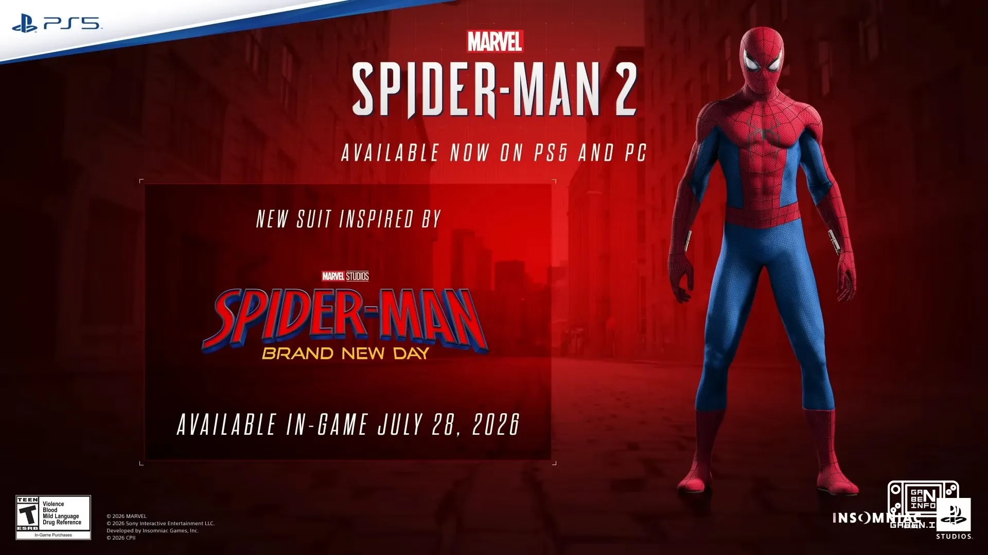 Spider-Man 2 krijgt een zeer belangrijke update met het kostuum uit Spider-Man 4 van het moderne Sony. Het kostuum zal o...
