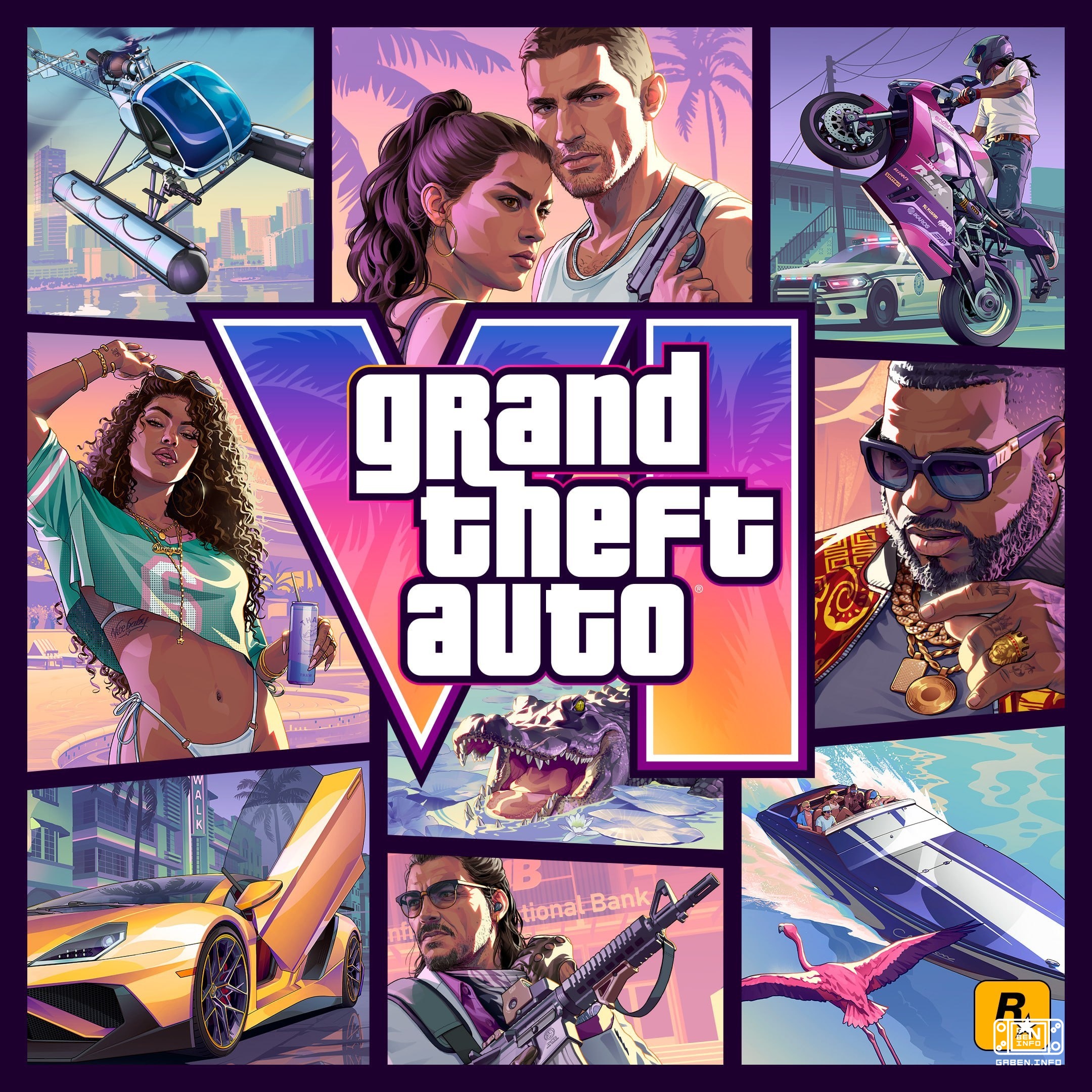 Comparison of the cover of GTA V and GTA VI We are preparing $1000 to buy the game and the console!