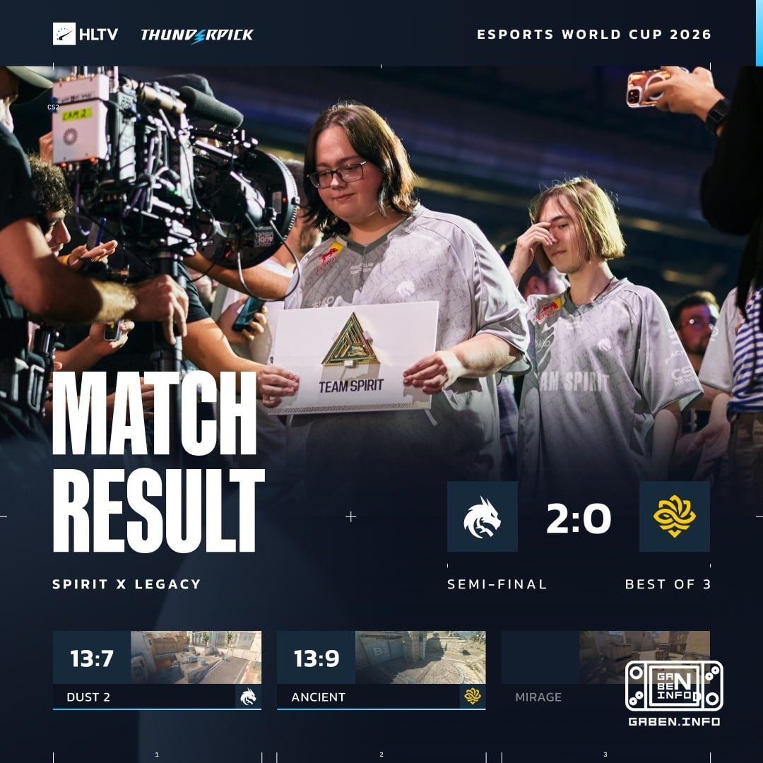 Team Spirit will play in the 2026 EWC finals tomorrow!