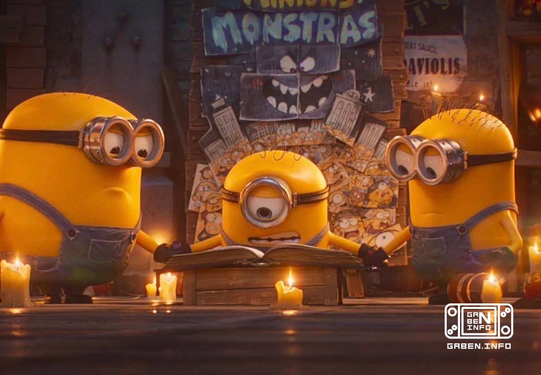 The cartoon “Minions and Monsters” will have 15 minutes exclusively in the Minion language.