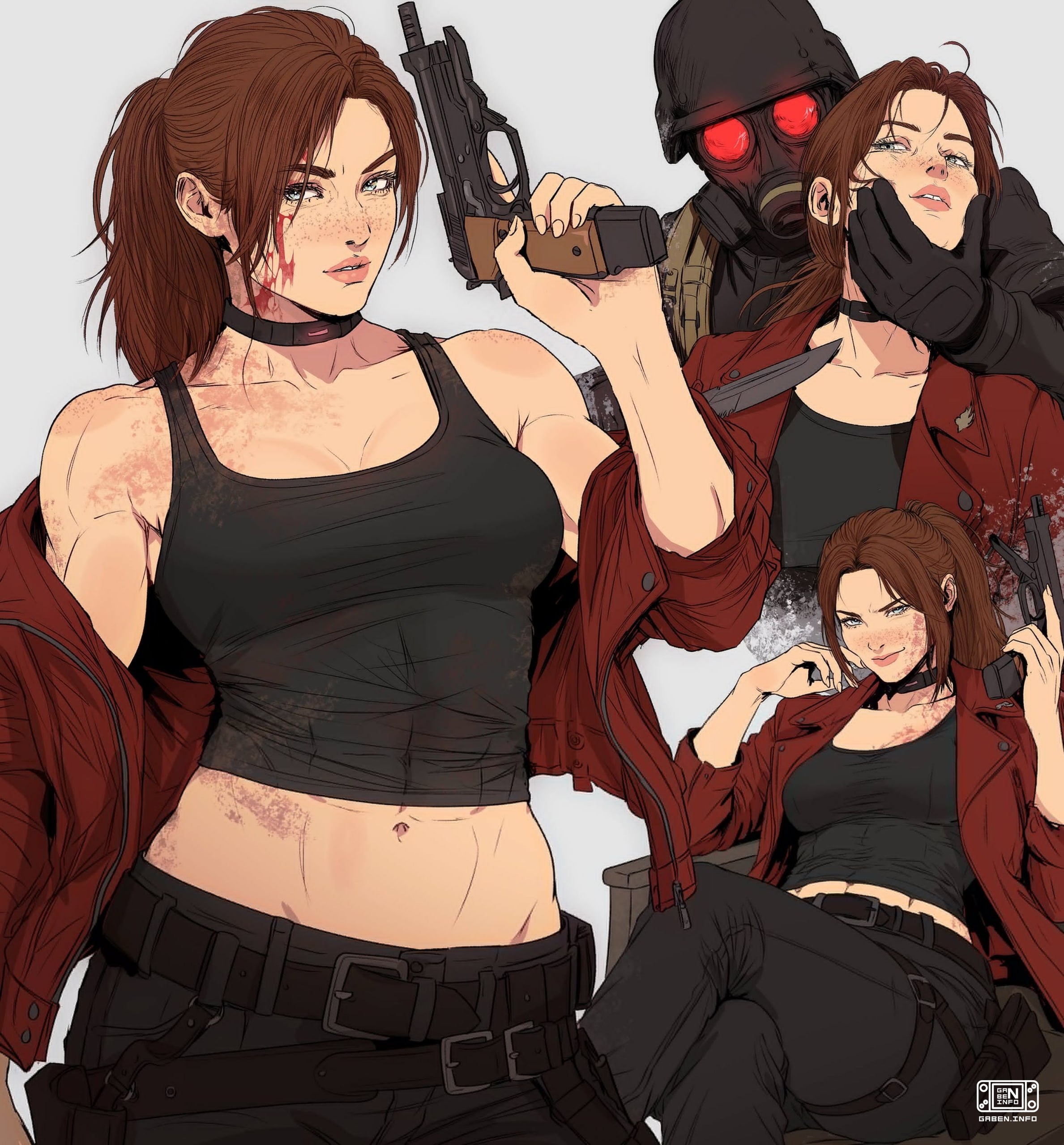 claire from resident evil by yoracrab @hypewave