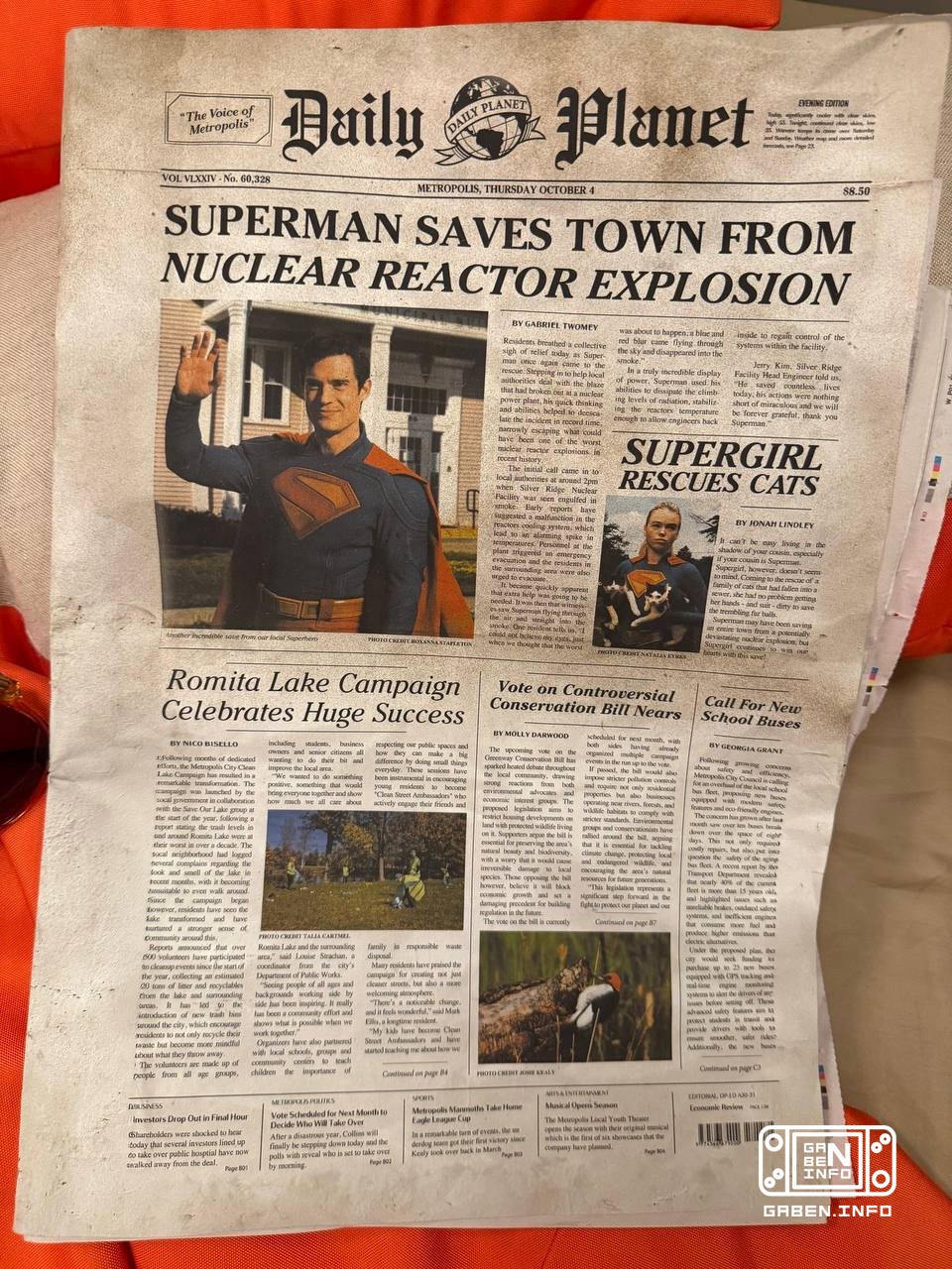❗️🦸‍♂️ НОВЫЙ ВЗГЛЯД: на Супермена и Супергерл в газетах Daily Planet в DCU