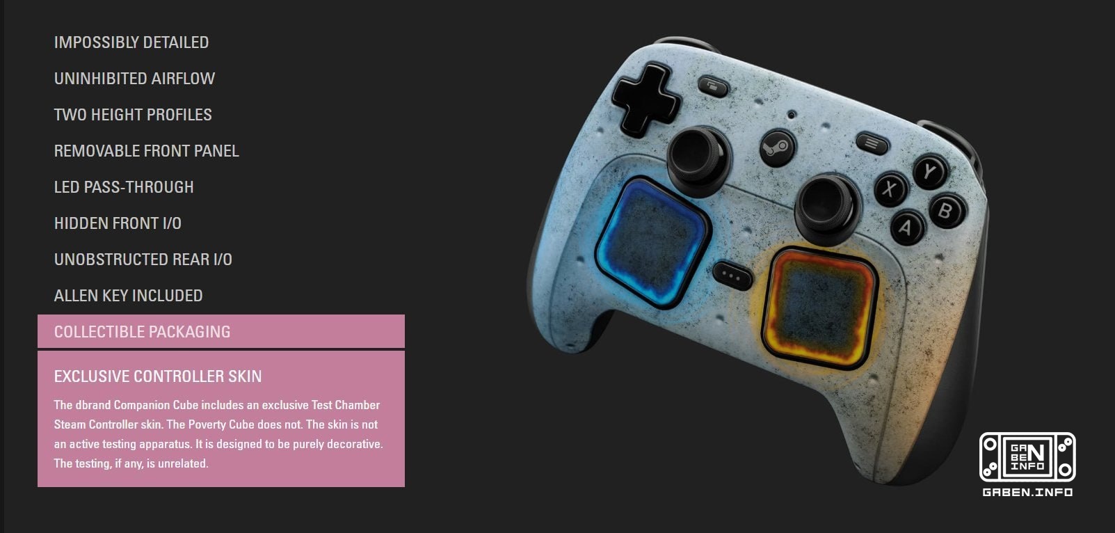 Steam Machine สามารถแต่งตัวเป็น Companion Cube ได้แล้ว บริษัท Dbrand จำหน่ายเคสขนาดใหญ่สำหรับคอมพิวเตอร์ สกินสำหรับเกมแพ...