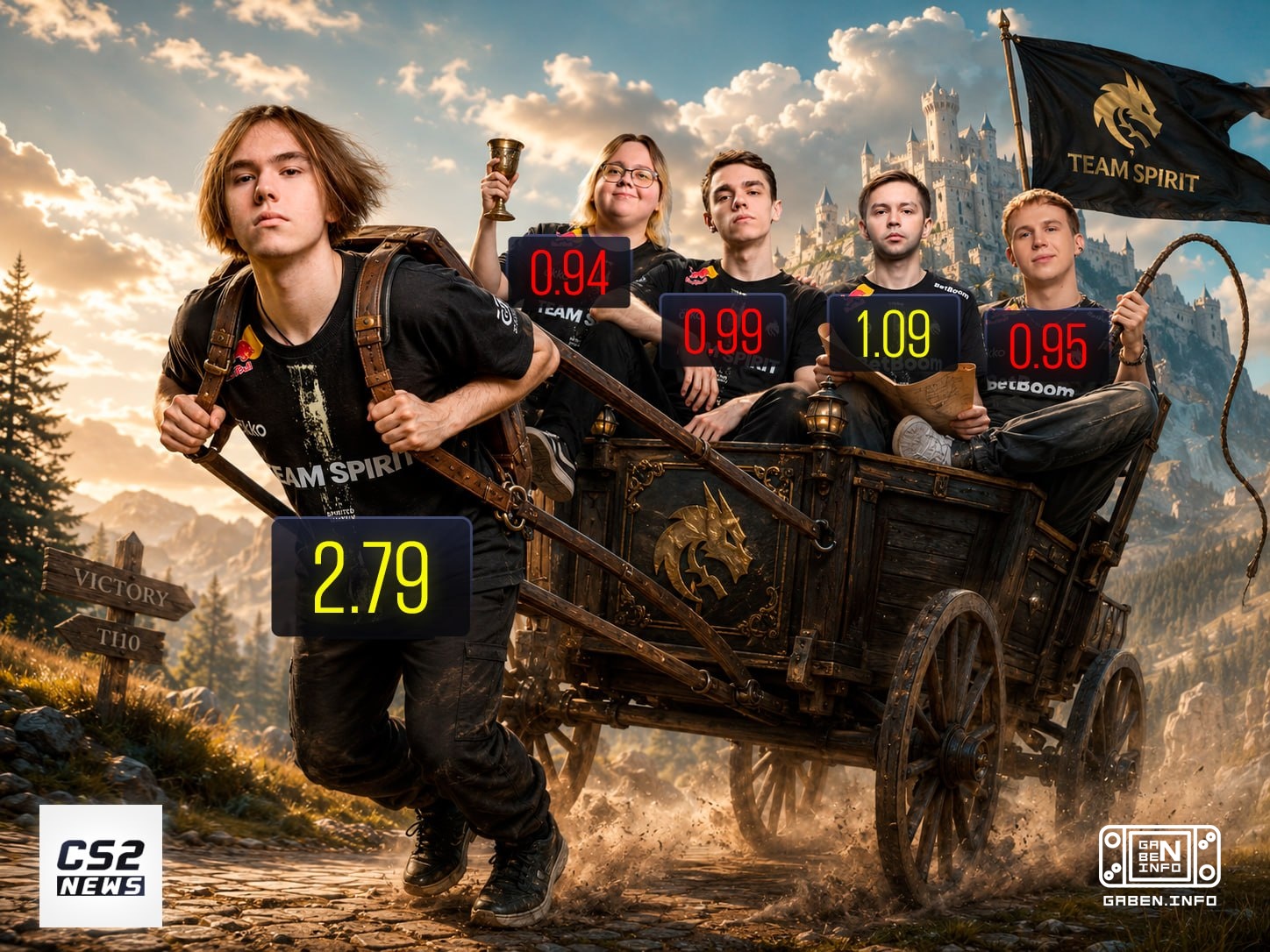 🇷🇺 😳 Статистика игроков Spirit за атаку в BO3: 🇷🇺 📊 donk: 33-14 🇷🇺📊 sh1ro: 13-14 🇺🇦 📊 zont1x: 15-14 🇧🇾 📊 tn1R: 15-19 🇷🇺 ...