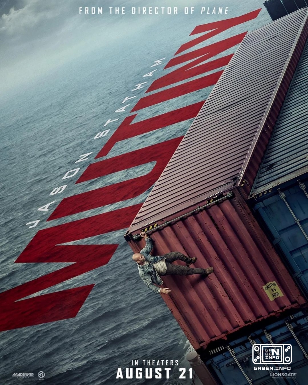 Neues Poster zum Film „Mutiny“ mit Jason Statham. Cole Reed, der einst bei Spezialeinheiten und der Polizei diente, arbe...