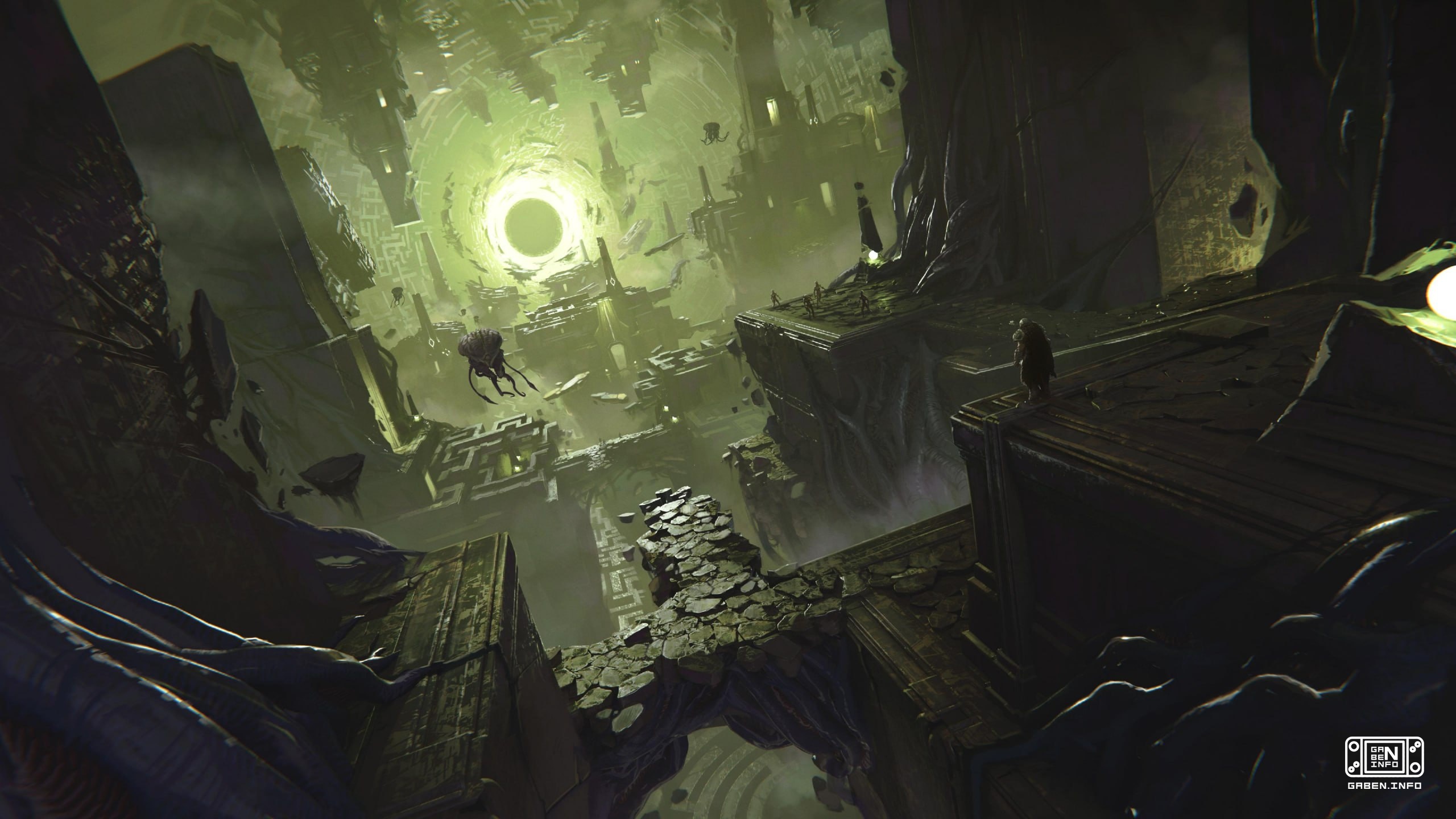 Концепт-арт Chasm of Xal'Goroth из дополнения к DOOM: The Dark Ages Больше отсылок на Quake мы увидим уже 7 июля!