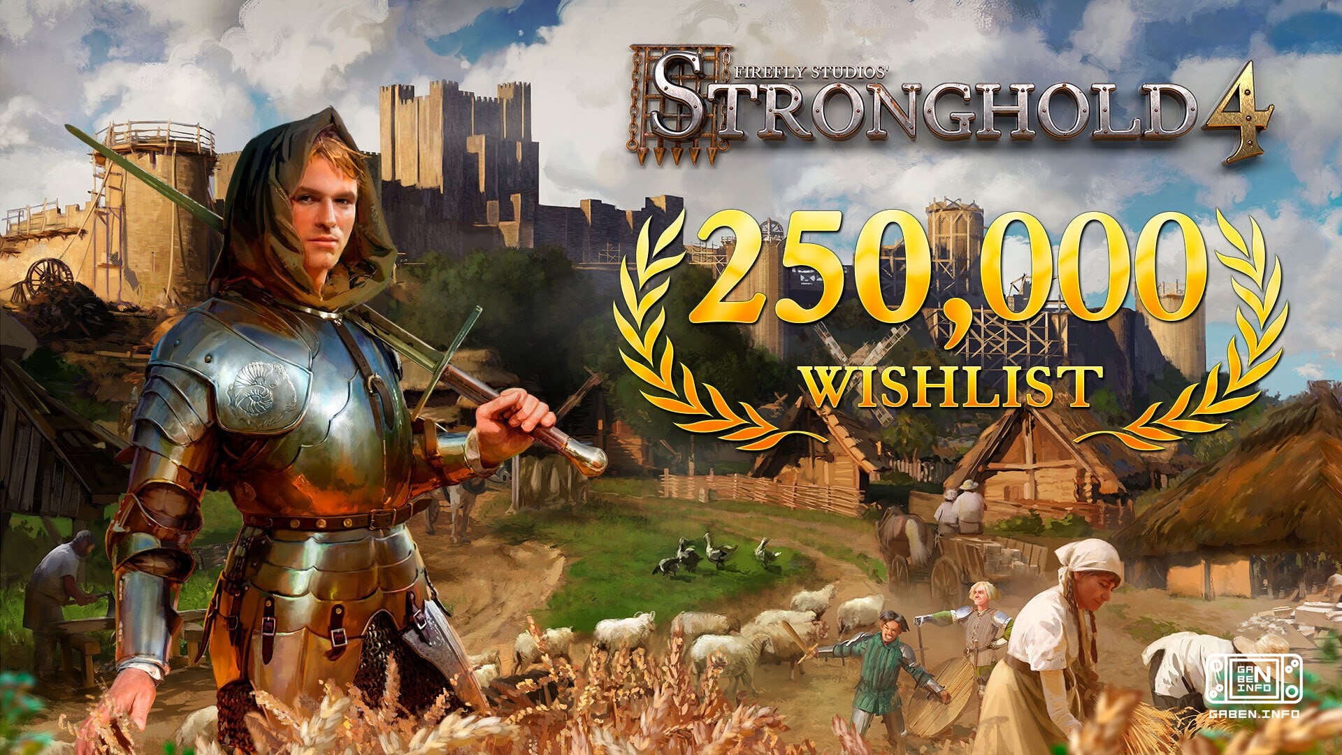 Stronghold 4 ontving een demoversie op Steam. Tegelijkertijd pochten de ontwikkelaars dat de game door meer dan 250 duiz...