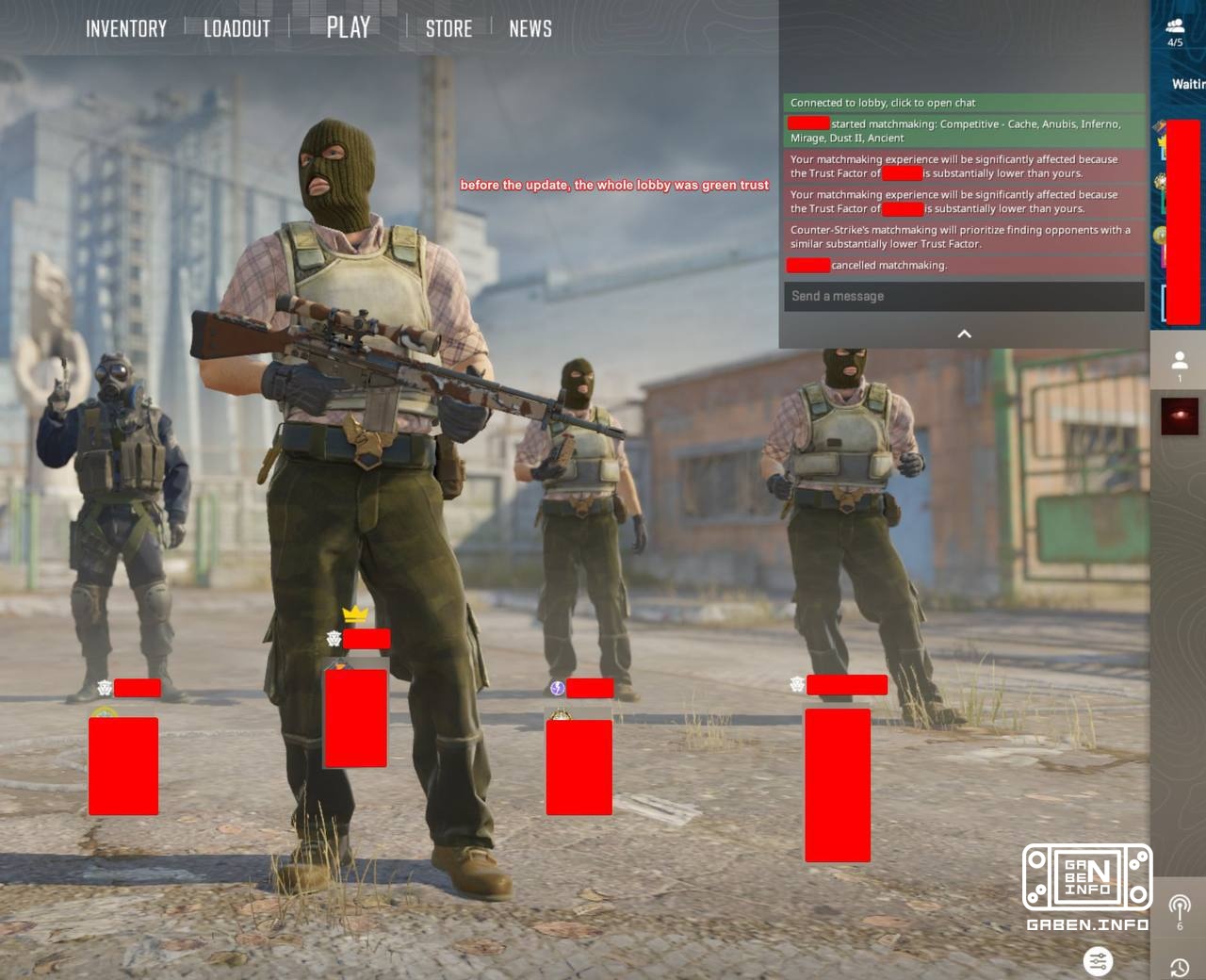 ‼️Valve продолжают бороться с читерами, и сегодня разработчики наконец-то исправили «метод постоянного зелёного Trust Fa...
