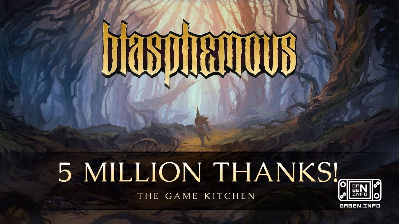 Blasphemous has sold 5 million copies, all thanks to anal.department and 90% discount on Steam.