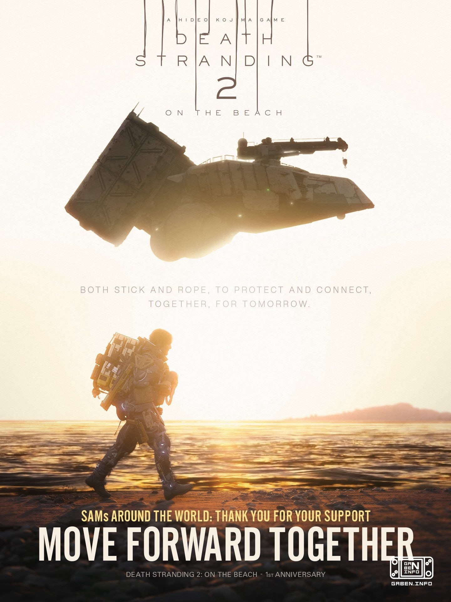 È il 26 giugno in Giappone e Kojima festeggia un anno dall'uscita di Death Stranding 2. Grazie per un sequel di alta qua...
