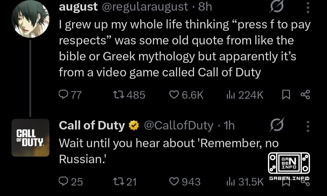 Call of Duty I'm watching your Twitter. Why you tryin not to laugh bruh. That's disrespectful as shit bruh, stop FUCKIN ...