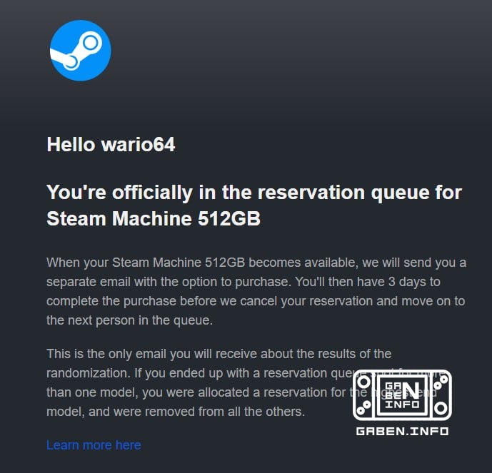 Letters have begun to arrive to those who signed up to purchase a Steam Machine. Check your mail and share whether you h...