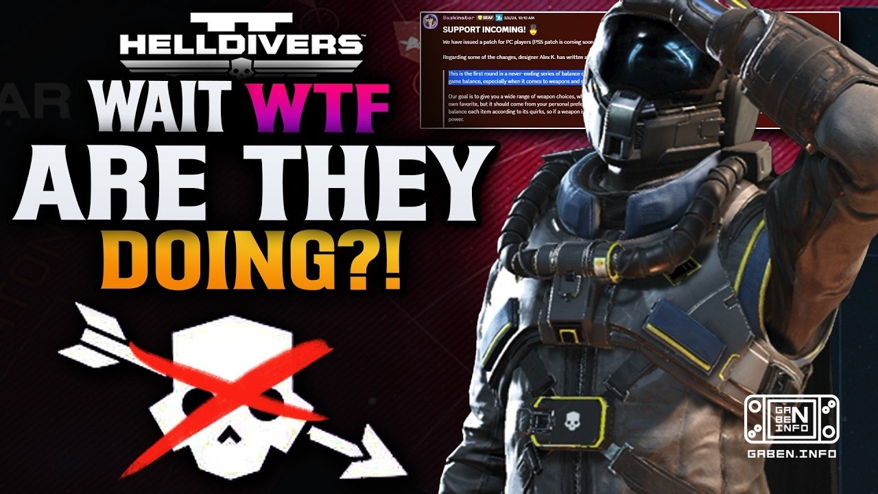 Jeśli uważacie, że przynajmniej Helldivers 2 radzi sobie dobrze, to nie.Tam twórcy toczą wojnę z graczami, odmawiając z ...