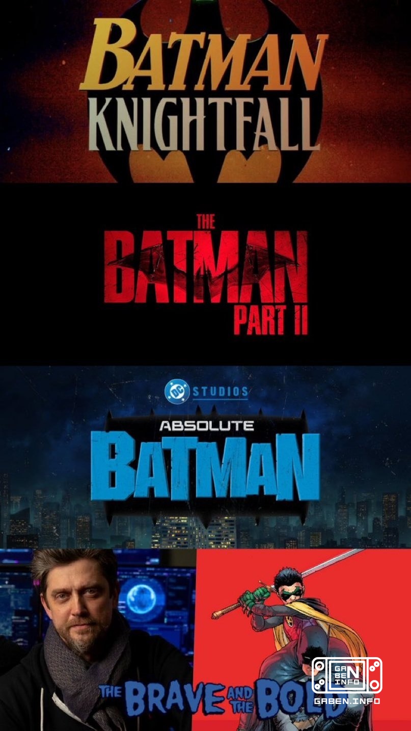 Предстоящие проекты по Бэтмену 🦇