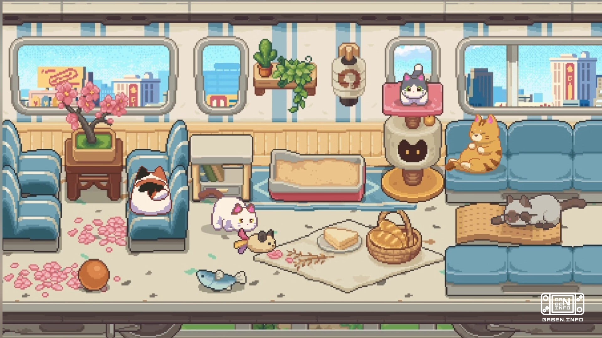 A demo of a super cute cat train has been released on Steam - Neko Station In the simulator of an overdose of cuteness, ...
