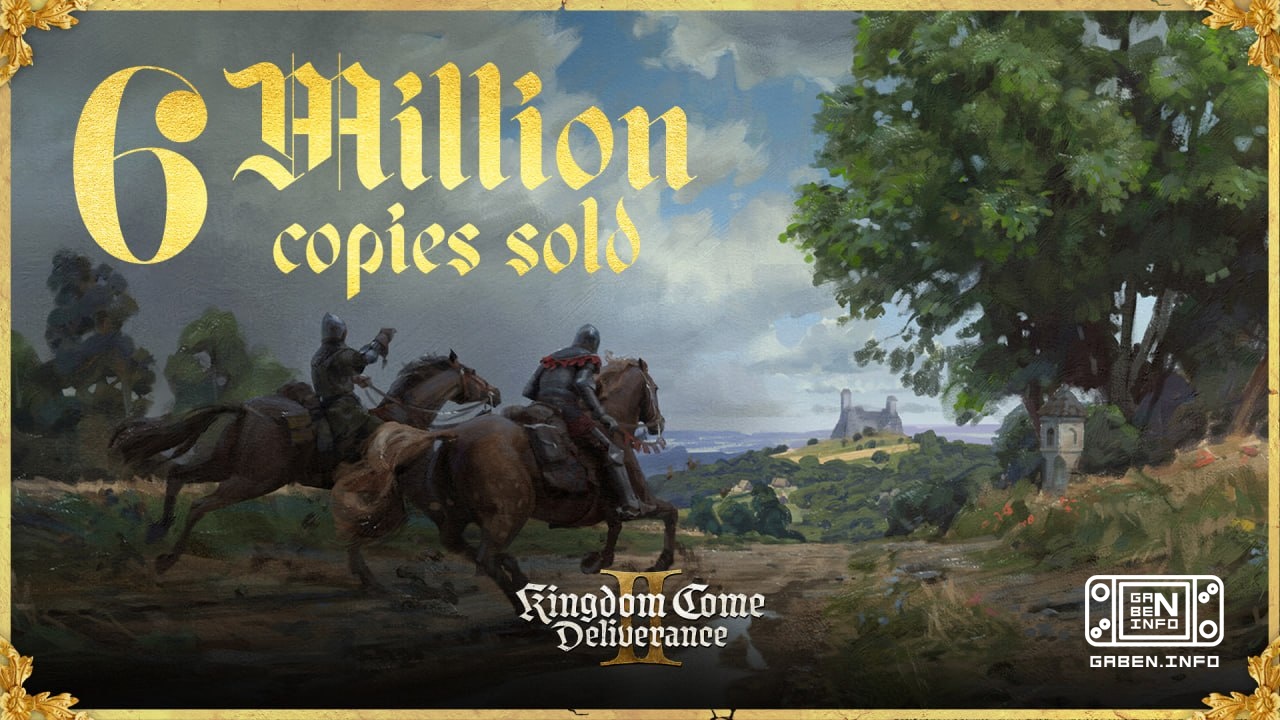 6 juta gamer memutuskan untuk berbahagia di Kingdom Come: Deliverance II Warhorse Studio berterima kasih kepada semuanya...