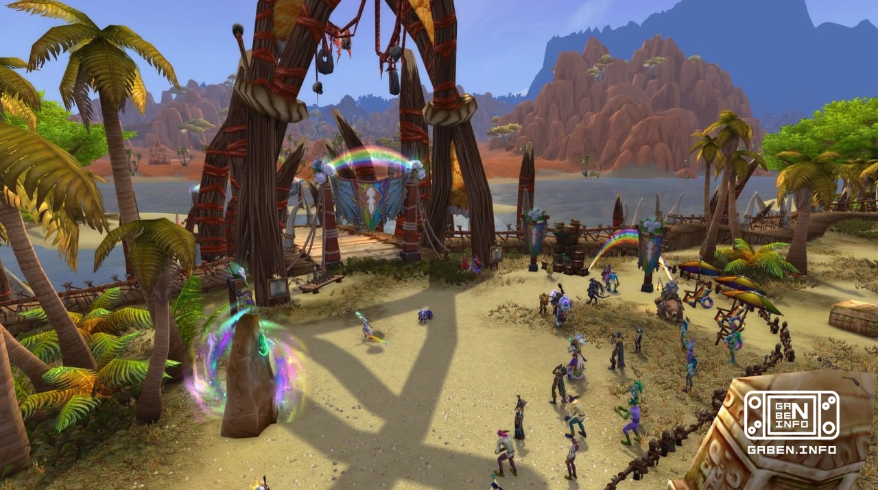 The first in the history of the game... official gay pride parade started in World of Warcraft Blizzard supported the in...