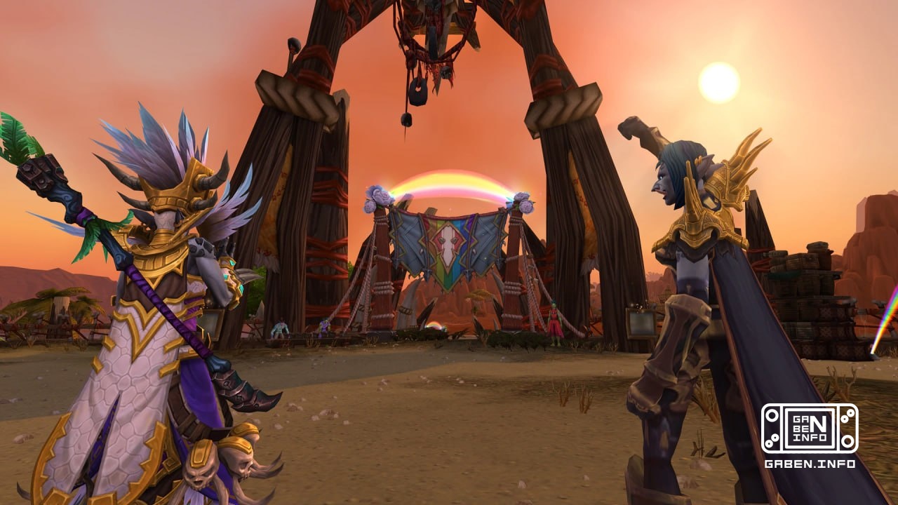 The first in the history of the game... official gay pride parade started in World of Warcraft Blizzard supported the in...