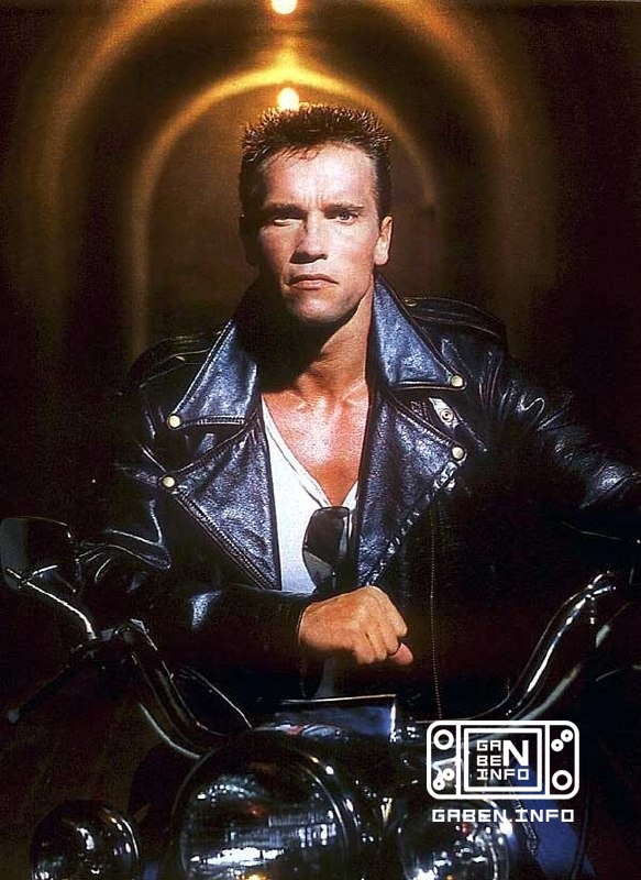 Арнольд Шварценеггер для промо к фильму "Терминатор" (1984)