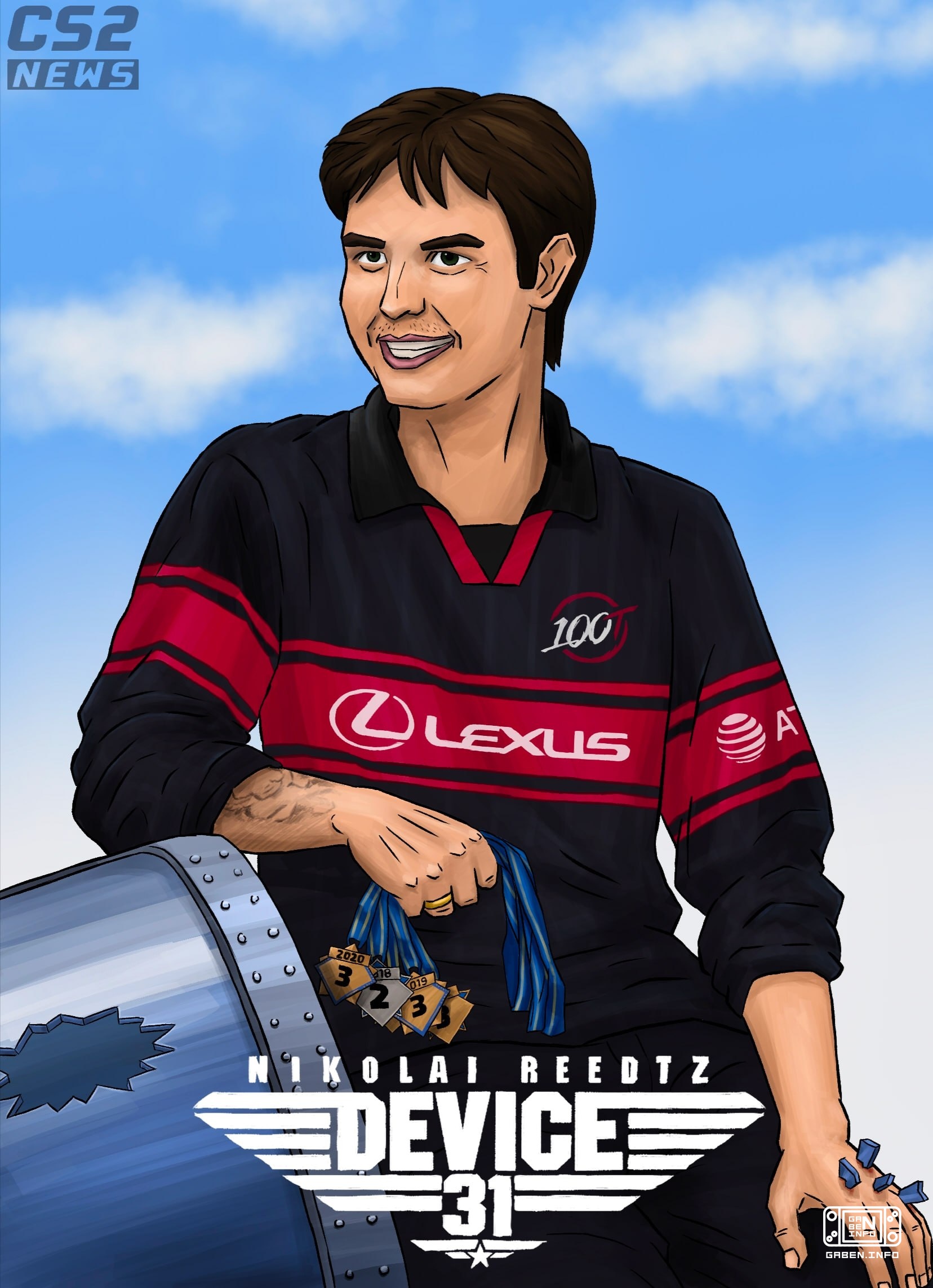 The best-selling RPG player, four-time winner of the Porsche Cup and the most stable sniper celebrates 31 LVL Three year...