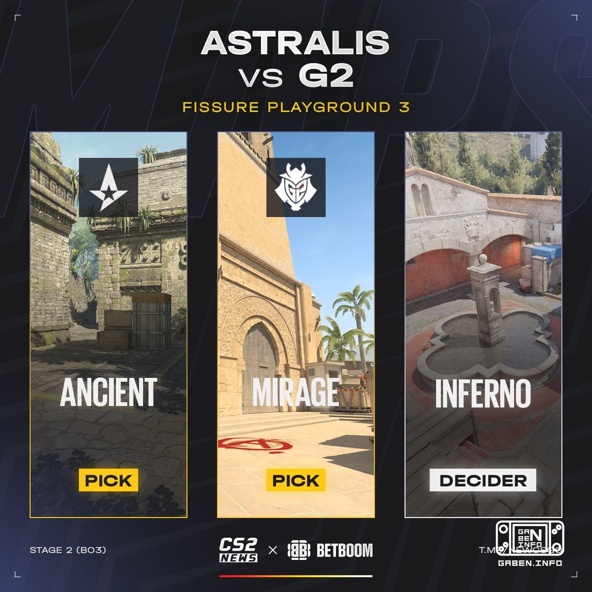Estudando os campos onde será a última batalha do primeiro dia G2 contra Astralis Samurai 🔥 Trio dinamarquês