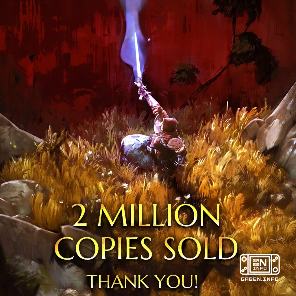 👏 Good games mean good sales.No Rest for the Wicked has sold 2 million copies in Early Access.It was copies for money, n...