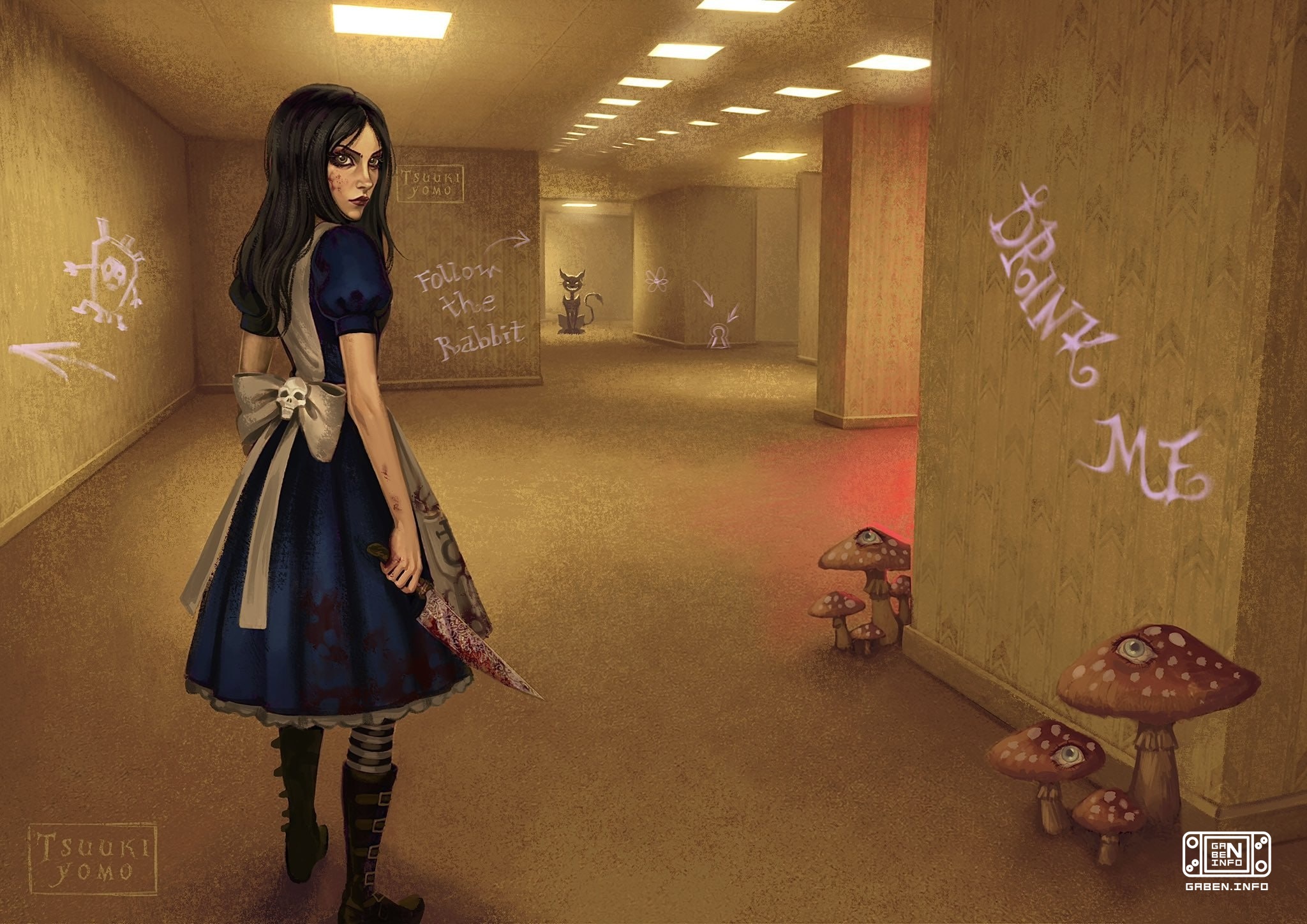 Alice in Wonderrooms by tsuukiyomo @hypewave