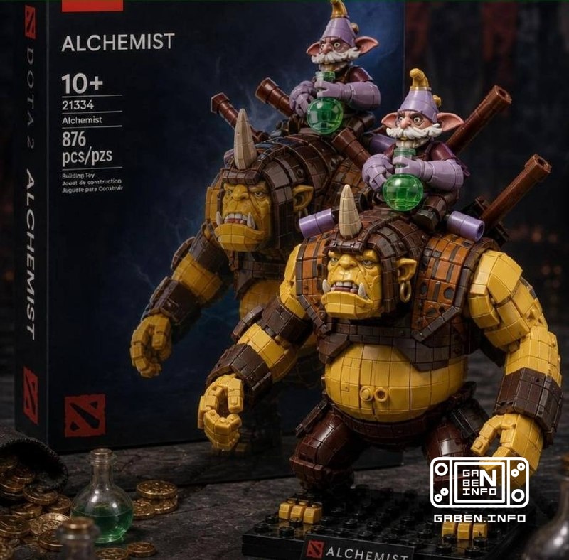 Lego figures of Dota heroes, looks like a perfect collaboration Would you collect it?