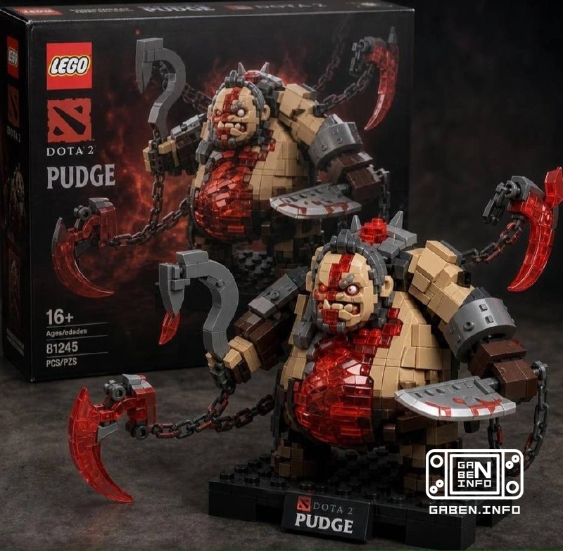 Lego figures of Dota heroes, looks like a perfect collaboration Would you collect it?