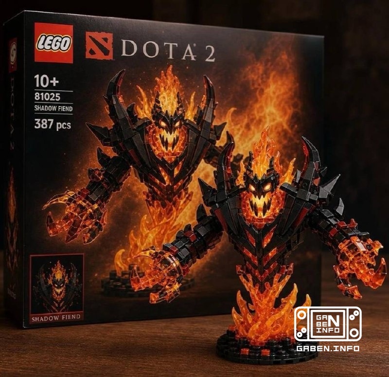 Lego figures of Dota heroes, looks like a perfect collaboration Would you collect it?