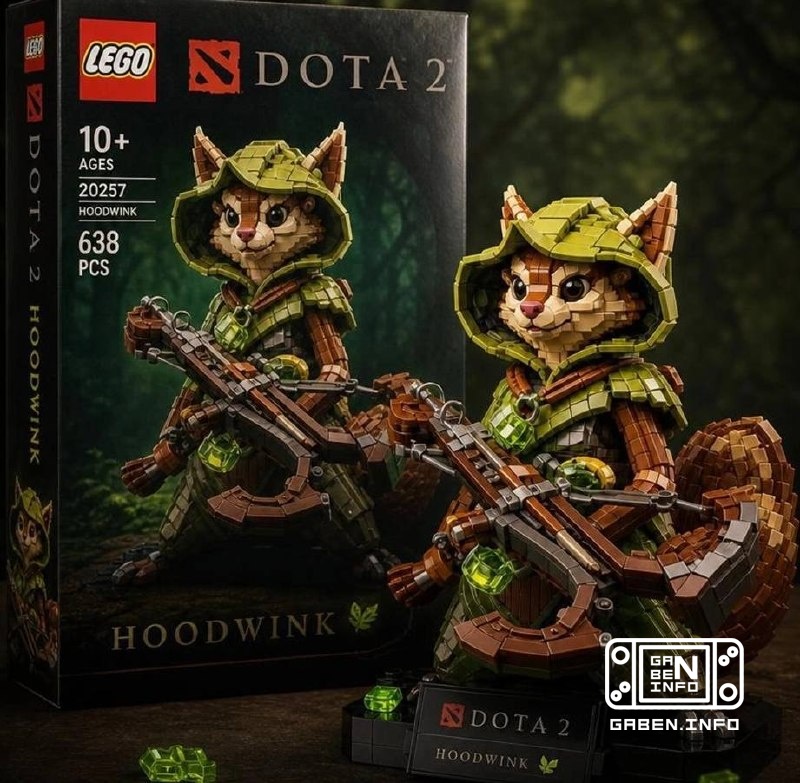 Lego figures of Dota heroes, looks like a perfect collaboration Would you collect it?