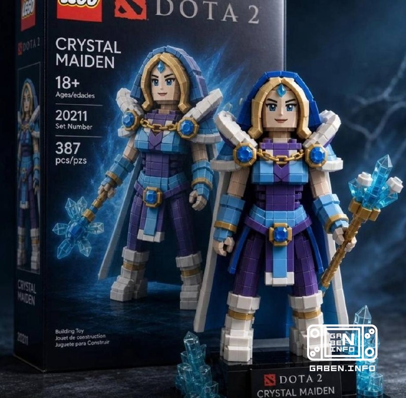 Lego figures of Dota heroes, looks like a perfect collaboration Would you collect it?