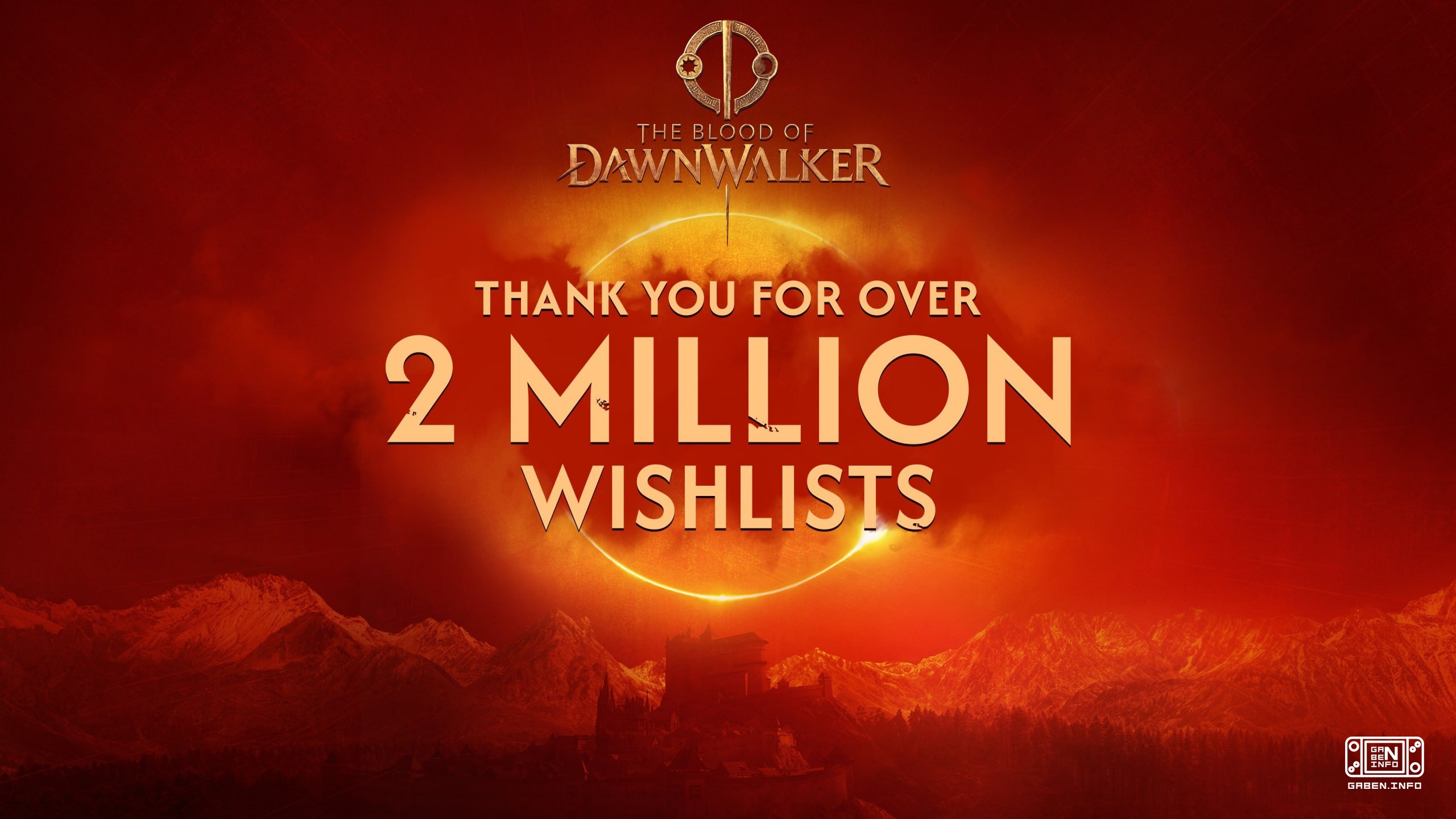 The Blood of DawnWalker закинуло в желаемое 2 млн человек Надеемся, что хотя бы 1 млн человек решатся купить на релизе.