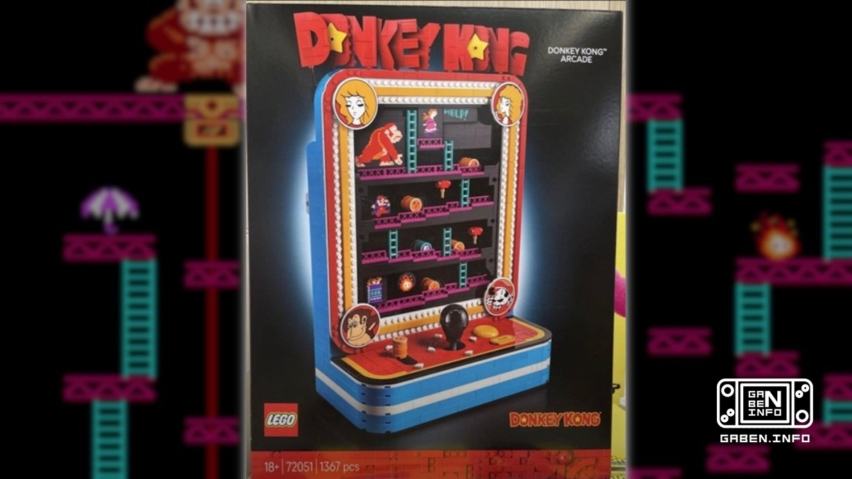 LEGO выпустит набор в виде аркадного автомата Donkey Kong Судя по утечке, он будет включать 1367 деталей, а его цена — 2...
