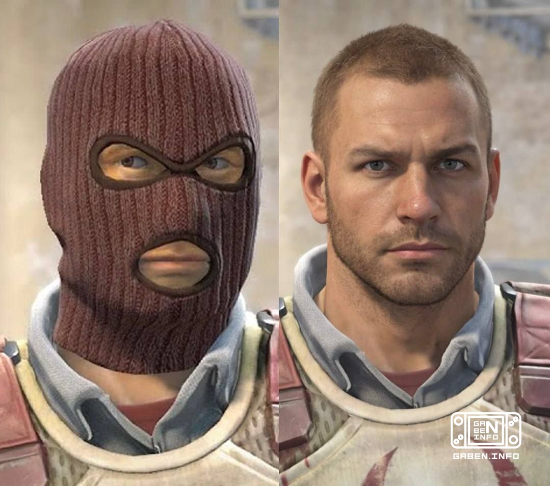 What CS2 agents look like without masks.