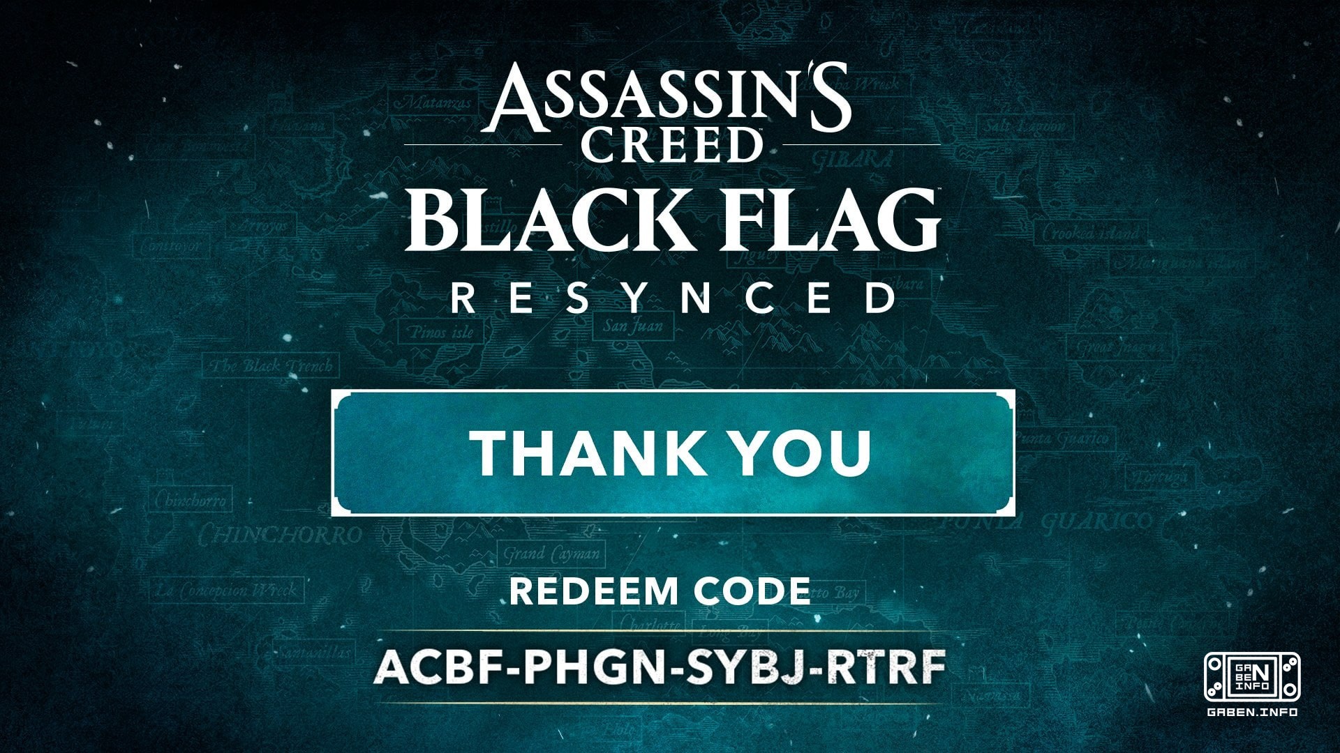 Ubisoft радуются, что их игры покупают и на радостях дают кодик для Black Flag Resynced При активации кода вы получите 1...