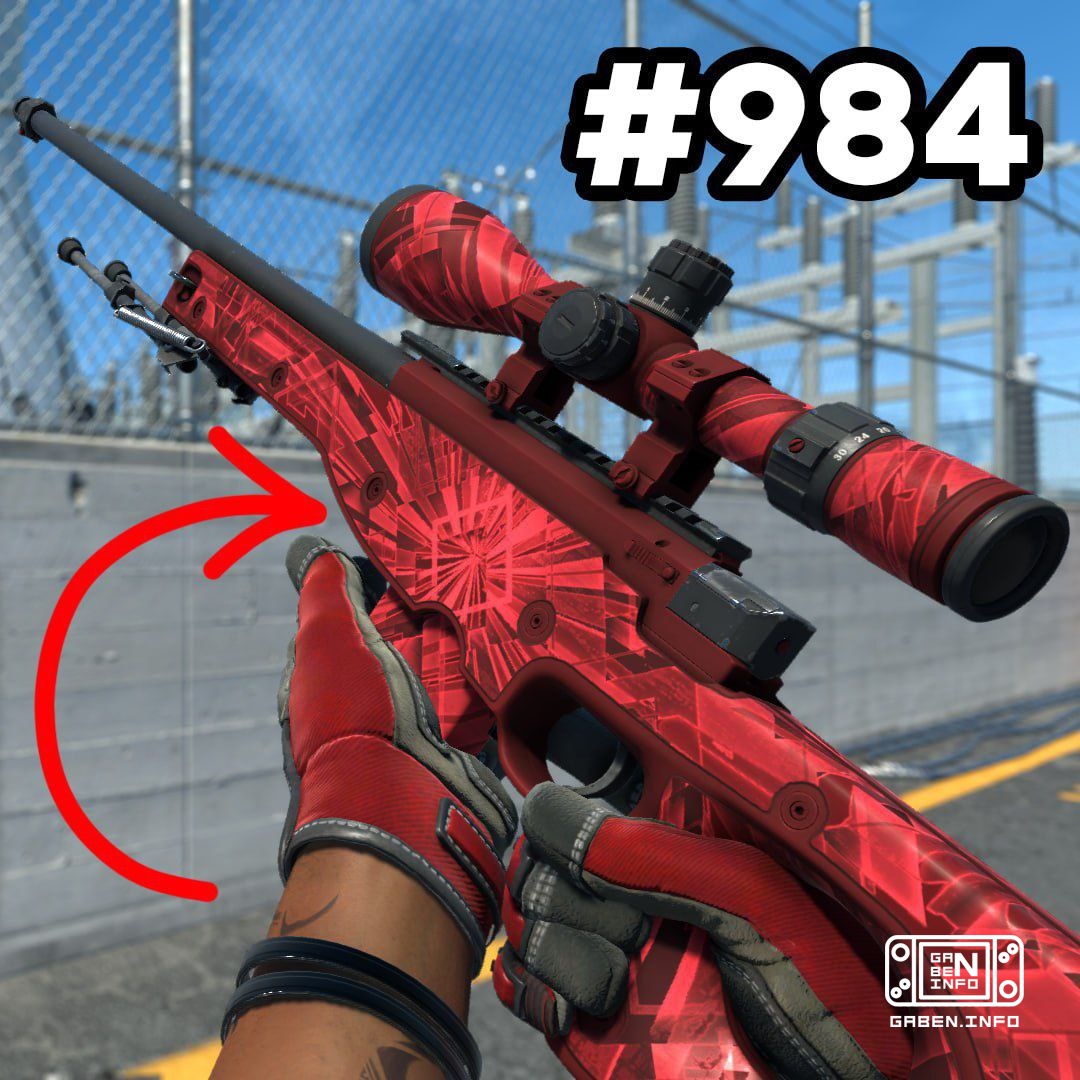 Found the BEST pattern of the new AWP Exothermic! The main explosion pattern is perfectly centered on pattern . Collecto...