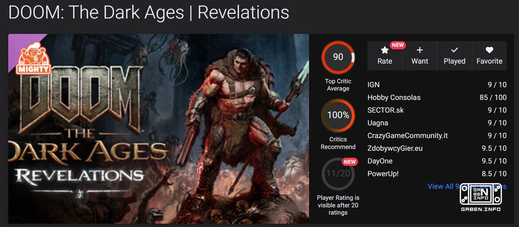 Дополнение Revelations к DOOM: The Dark Ages встретили очень тепло Многие игроки и критики отмечают, что это лучшая рабо...