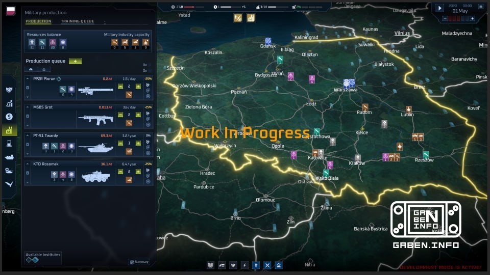 Systemic War is implementing a deeper production system. The developers of the Systemic War wargame are planning to expa...