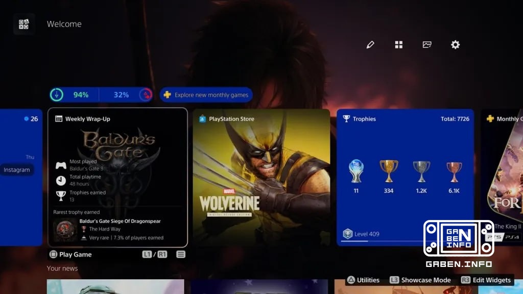 There's a new stats widget in the Welcome Center on PS5 - although it's not available to everyone The widget is called “...