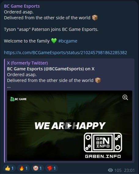 📙📙📙📙📙📙 ❗️asap — игрок BCG