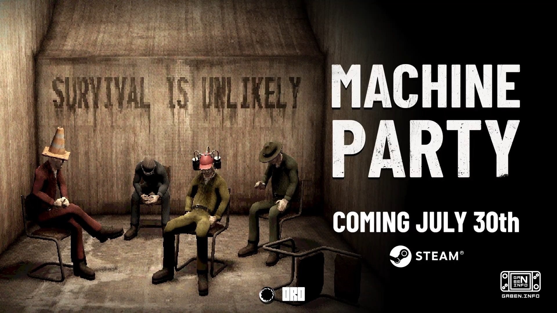 INDIE BOMB: Machine Party di Mike Klubnik (Buckshot Roulette) uscirà il 30 luglio su PC. Ricordiamo che questo è Mario P...