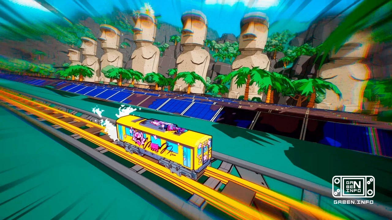 Denshaction keluar di PC, PS5, Xbox Series X|S, dan Switch 2!adalah platformer arcade tentang kereta berkecepatan tinggi...