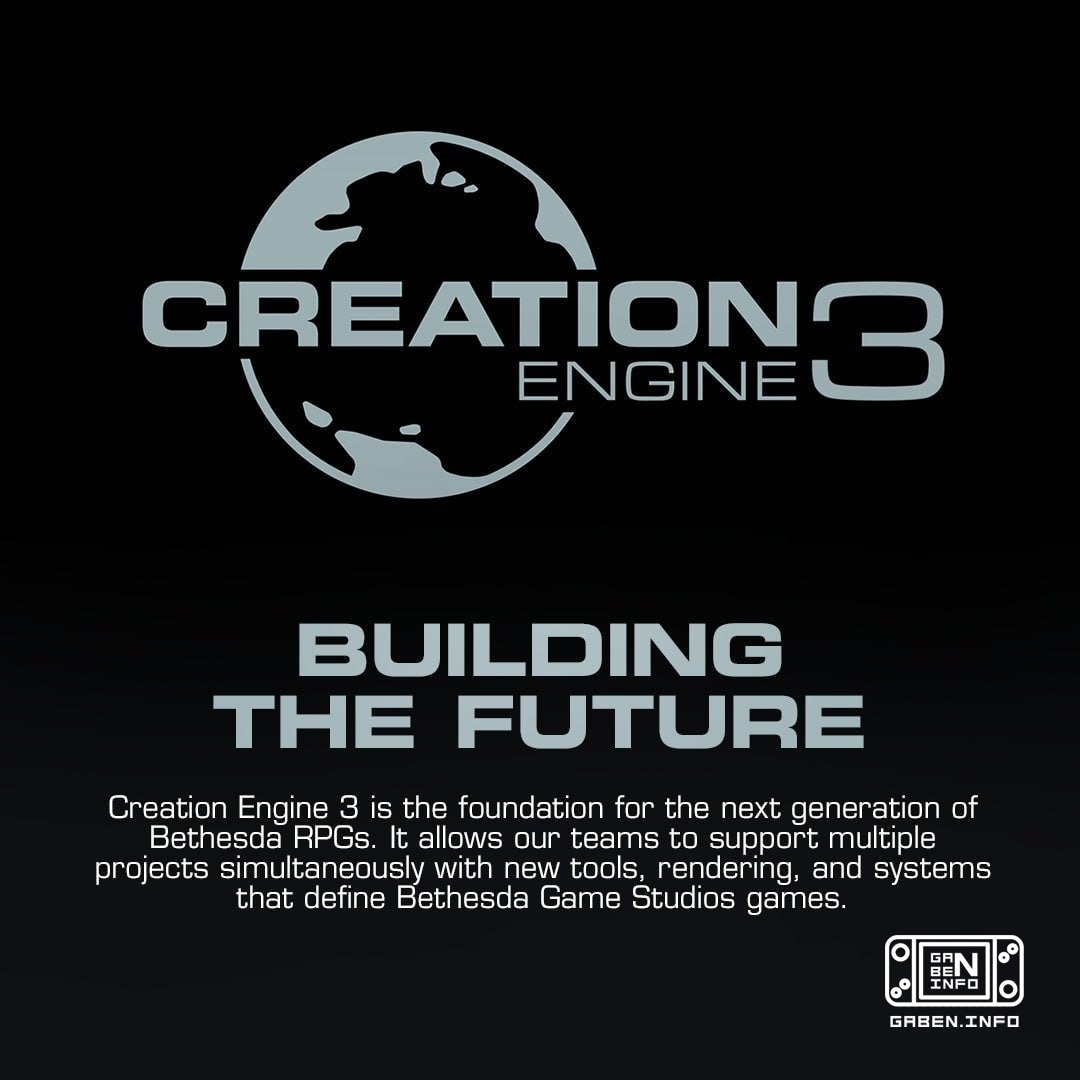 Creation Engine 3 پایه و اساس تمام RPG های آینده Bethesda خواهد بود. ظاهرا Unreal برای بازسازی و ریمستر برای شرکای Bethe...