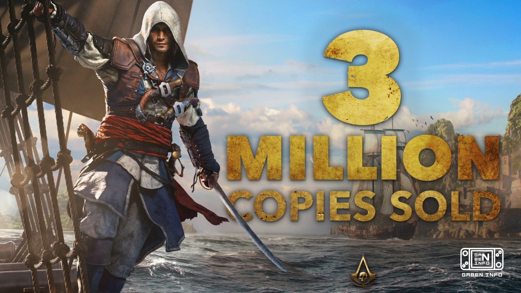Assassin's Creed Black Flag Resynced는 300만 명이 넘는 사람들이 구입했습니다. 리메이크작이 8일 전에 공개되었다는 점을 알려드립니다.