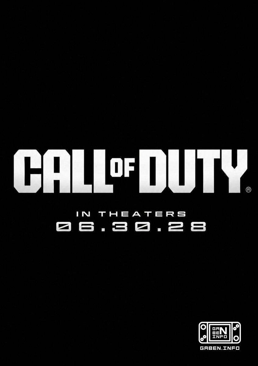 Film Call of Duty akan berada di dunia Modern Warfare modern. Penayangan perdana akan berlangsung pada 30 Juni 2028.