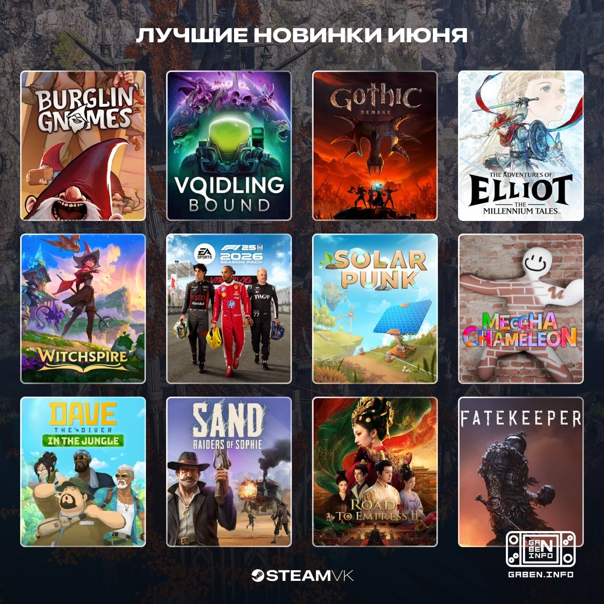 Lijst met de beste nieuwe games die in juni op Steam zijn uitgebracht De volgende 12 games en add-ons vielen in de categ...