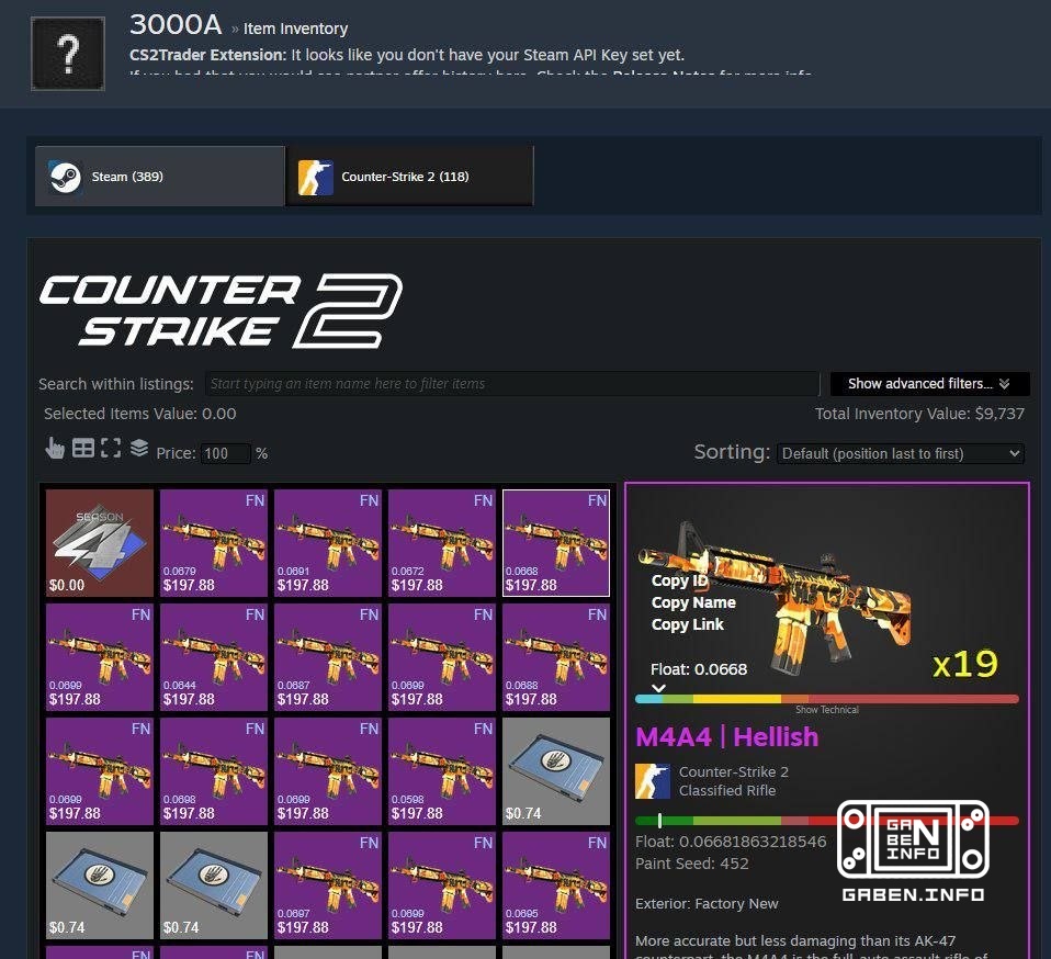 🔖M4A4 |今月、「工場直送」品質の Adok が中国で積極的に購入されています。 🚨中国人は市場が衰退する中、口座を工場の皮で満たし続けている。このM4A4の価格が今月、去年の9月の価格まで下がってしまいました…。 そして今、このスキン...